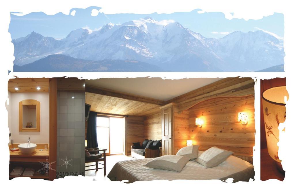 살랑쉬 La Joubarbe Au Balcon Du Mont-Blanc 빌라 객실 사진