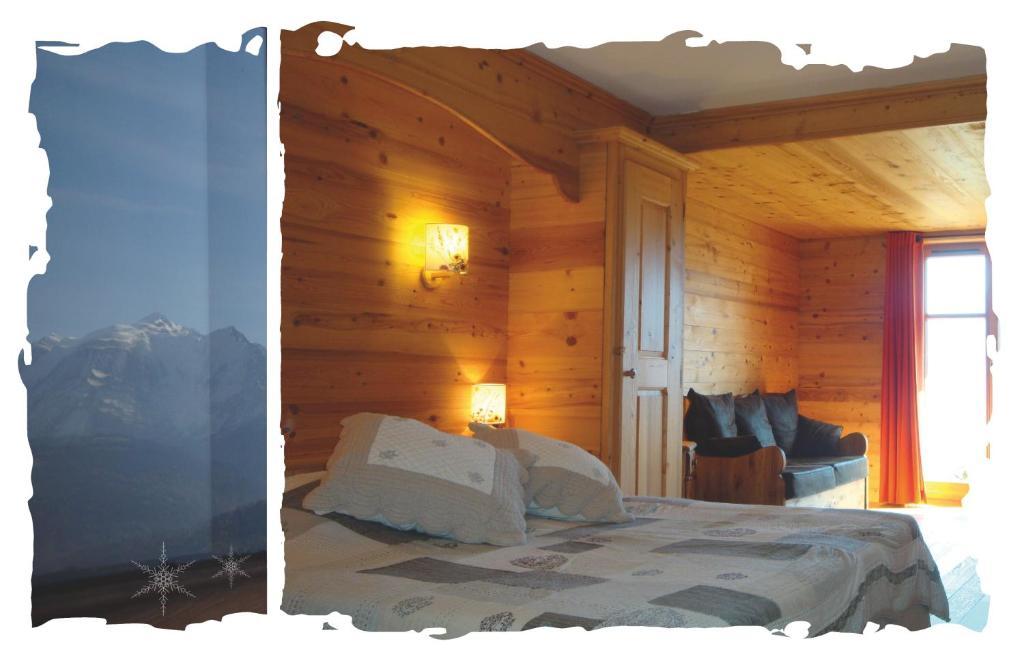 살랑쉬 La Joubarbe Au Balcon Du Mont-Blanc 빌라 객실 사진