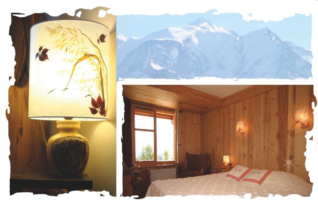 살랑쉬 La Joubarbe Au Balcon Du Mont-Blanc 빌라 객실 사진